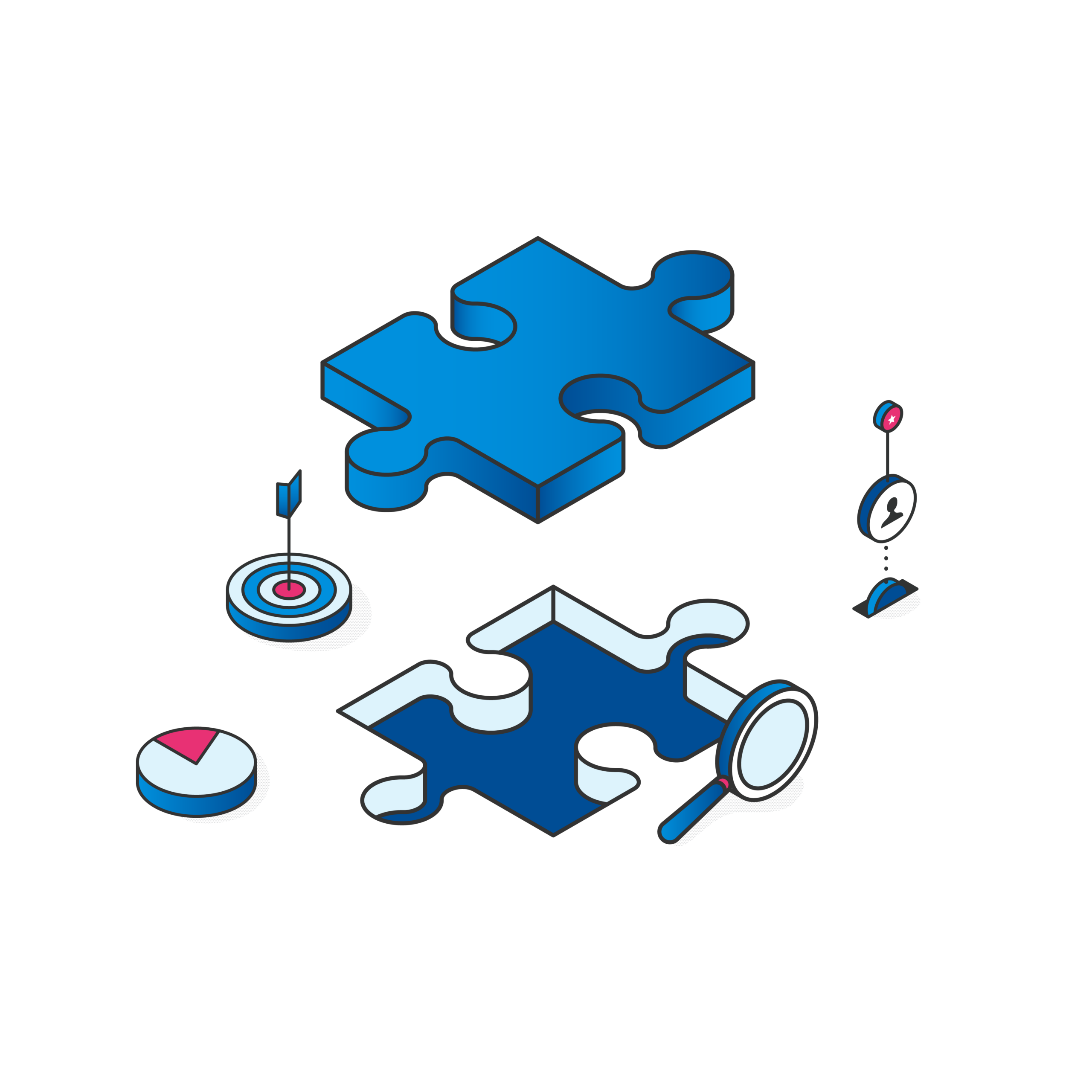 Illustration - We Improve Customer Satisfaction