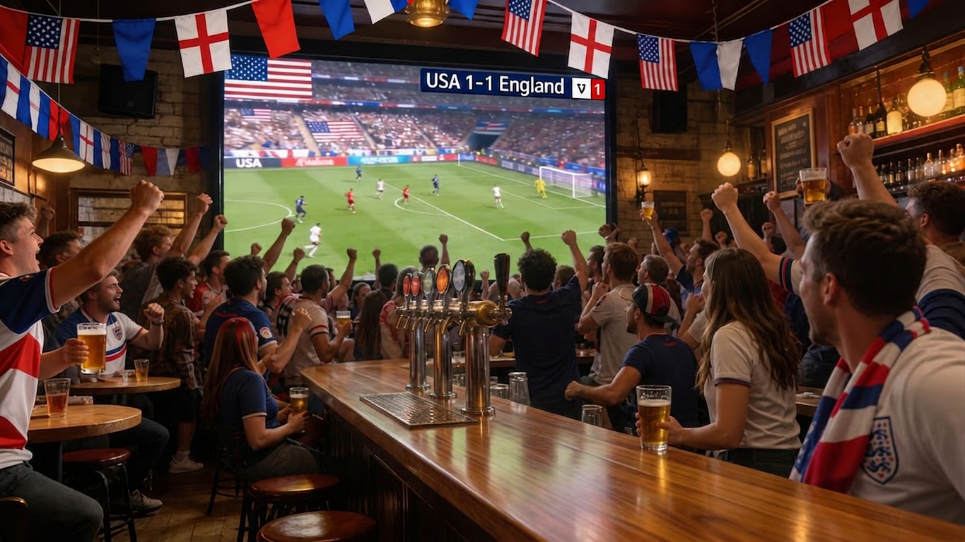 Celebration in Pub
