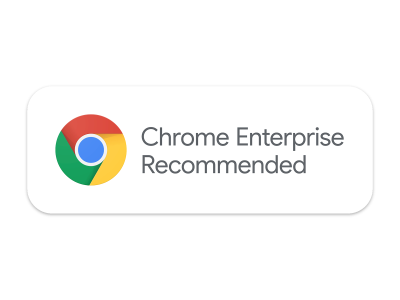 CHROME ENTERPRISE RECOMMENDED LOGO